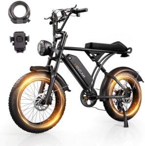 Movcan V60 electric bike, 1000W motor, 30MPH, 20" fat tires