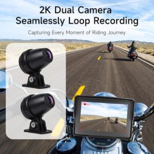 Wireless Carplay for Motorcycle, 5 inch Touch Screen