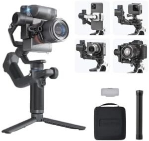 FeiyuTech SCORP MINI-2 3-axis gimbal stabilizer kit for cameras and smartphones