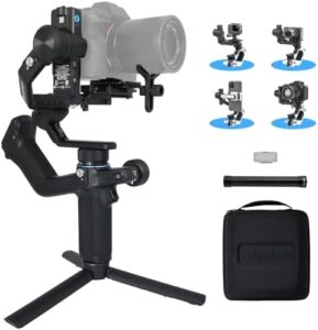 Feiyu SCORP Mini-2 Gimbal Stabilizer, 3-Axis, OLED Touchscreen, AI Tracking