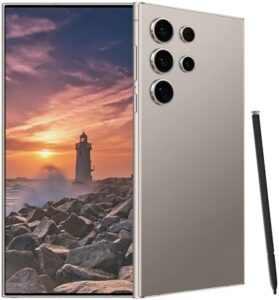 C24 Ultra unlocked smartphone, titanium grey, 6.8" HD screen, 108MP camera