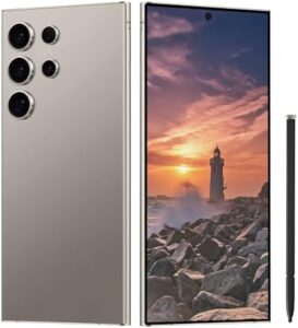 C24 Ultra unlocked smartphone, titanium grey, 6.8" HD screen, 108MP camera