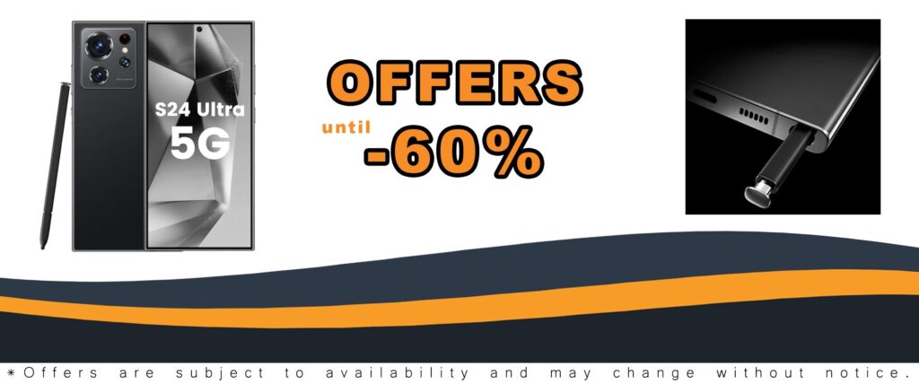 S24 Ultra Unlocked Android 13 Smartphone 8+256GB 6.8″ HD Screen Dual SIM 108MP Camera 6800 mAh Long Battery Life