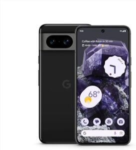 Google Pixel 8 Obsidian smartphone, 256GB storage