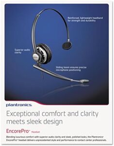 Plantronics HW710 EncorePro headset, noise-canceling mic