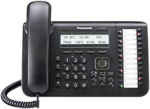 Panasonic KX-DT543 black 3-line digital phone with backlight